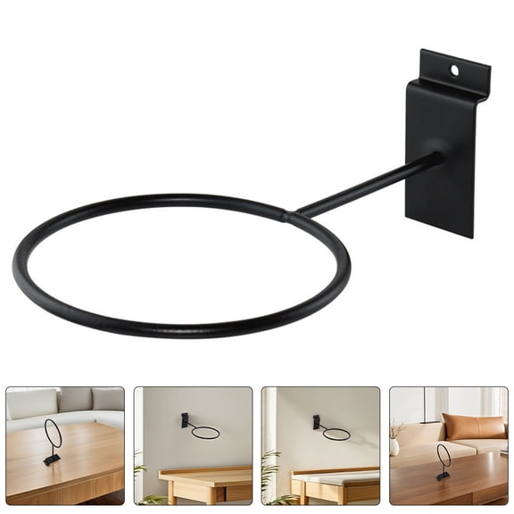 PTOOTP 2-Piece Basketball Wall Mount Organizer Iron Storage Rack for Home Gym and Sports Equipment