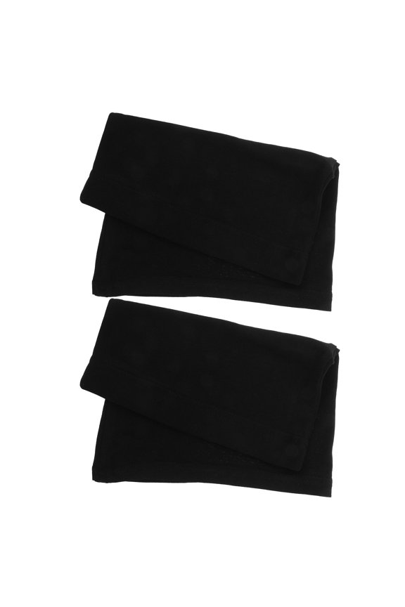 2Pcs Black Seamless Breathable Hijab Undercap No Slip Inner Cap for Everyday Wear
