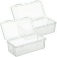 thumbnail image 1 of PTOOTP 2-Pack Clear Plastic Bread Storage Containers Kitchen Organizer PP Material, 1 of 8
