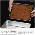 thumbnail image 1 of PTOOTP 2-Pack Rectangular Cake Tins Nonstick Stainless Steel Bakeware Set Simple Design, 1 of 8