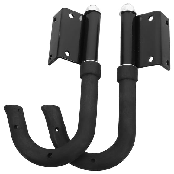 PTOOTP 2Pcs Ceiling Mount Ladder Hooks For Extension Ladders Aluminium Alloy Stability Enhancement Home Use