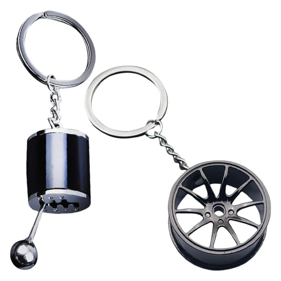 PTOOTP Durable Shifter Keychain Multi for Car Keys Option 2Pcs