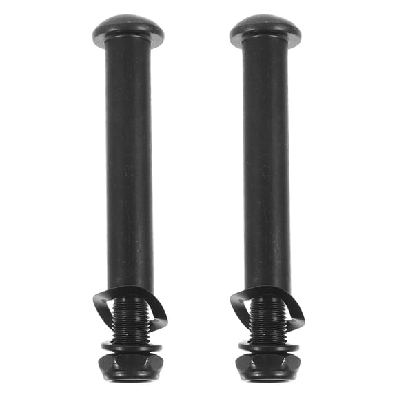 PTOOTP 2-Pack Black Rolled Steel Elliptical Machine Bolts for Securely Fixing Fitness Trainer Fasteners