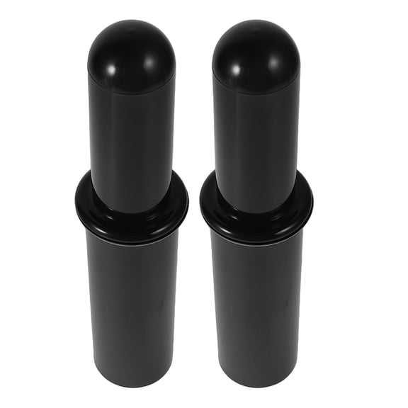 PTOOTP 2Pcs Food Pusher for Kitchen Grinder Black Plastic Meat Grinder Stomper 8.5*1.8*1.8in