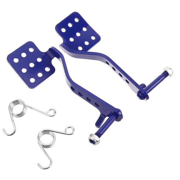 PTOOTP 2Pcs Go Kart Throttle Pedals For Competitive Racing Blue Enhanced Driving Safety