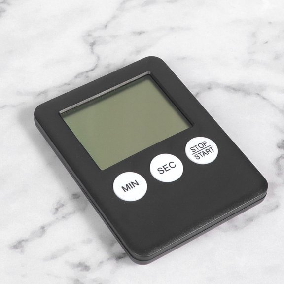 PTOOTP 2Pcs Kitchen Digital Timer Black Portable Cooking Timer for Baking and Training