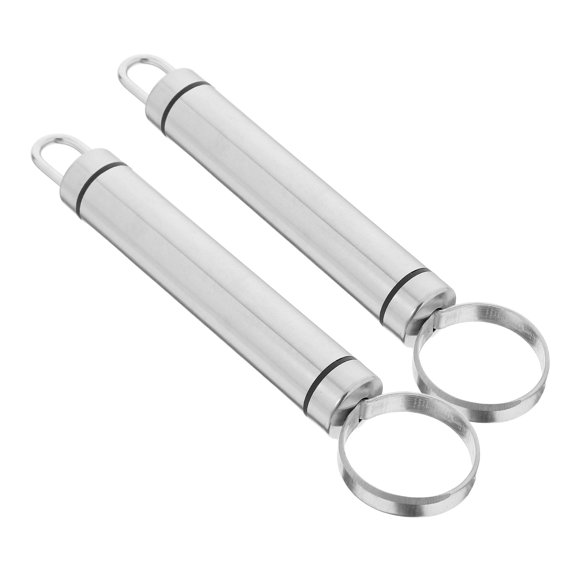 PTOOTP 2Pcs Stainless Steel Peach Corers Kitchen Gadget Practical Fruit Core Remover for Restaurant