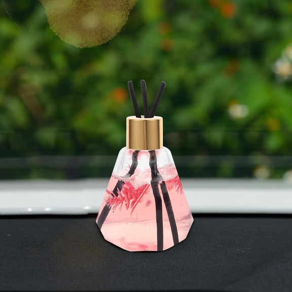PTOOTP Refillable Glass Diffuser Bottles Transparent Versatile Home Car 2Pcs