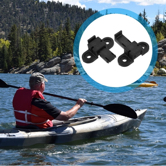 PTOOTP Kayak Slide Lock Buckle, Pa6 Quick Release, Black, for Boat Use, 2Pcs