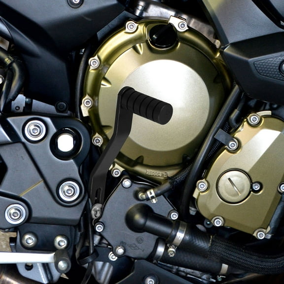 PTOOTP 2pcs Motorcycle Gear Shift Pegs Aluminum Black Replacement Parts