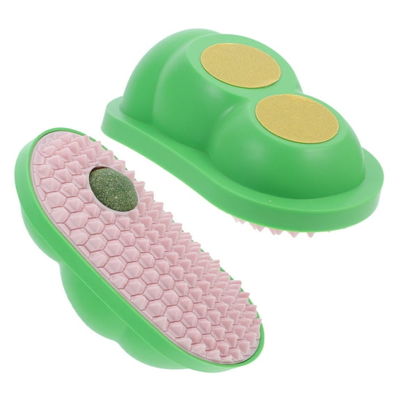 PTOOTP 2-Pack Wall Mounted Self Scratchers Plastic Shelf for Cats and Pets