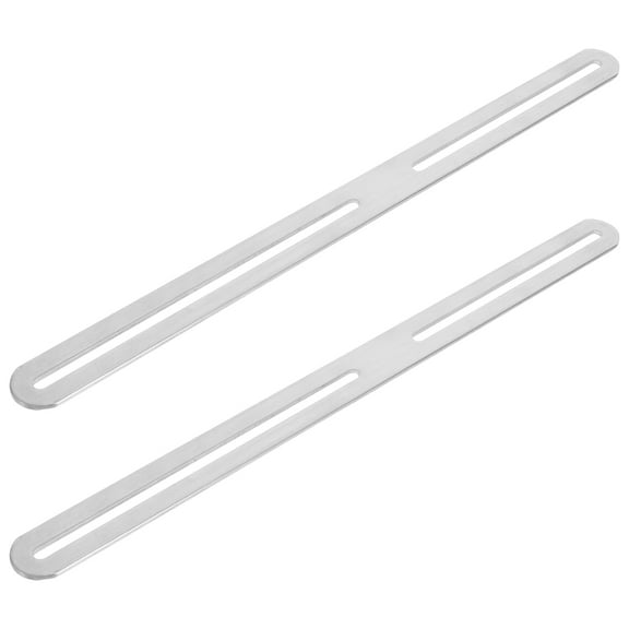 PTOOTP 2-Pack Metal Mailbox Mounting Brackets for Fence and Gate, Weather-Resistant Stainless Steel Hardware