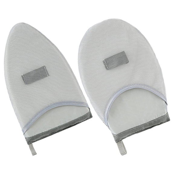 PTOOTP Grey Steaming Gloves Handheld Design 2 Pieces for Cooking and Household Use