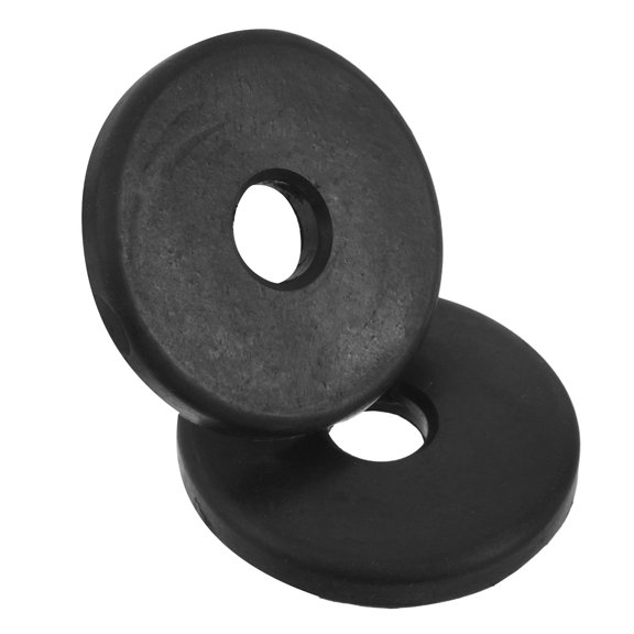 PTOOTP 2Pcs Tire Changer Rubber Buffer Pads with Shock Absorber for Garage Use Black