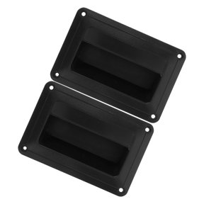PTOOTP 2Pcs Speaker Handle for Easy Installation Black ABS Portable Speaker System