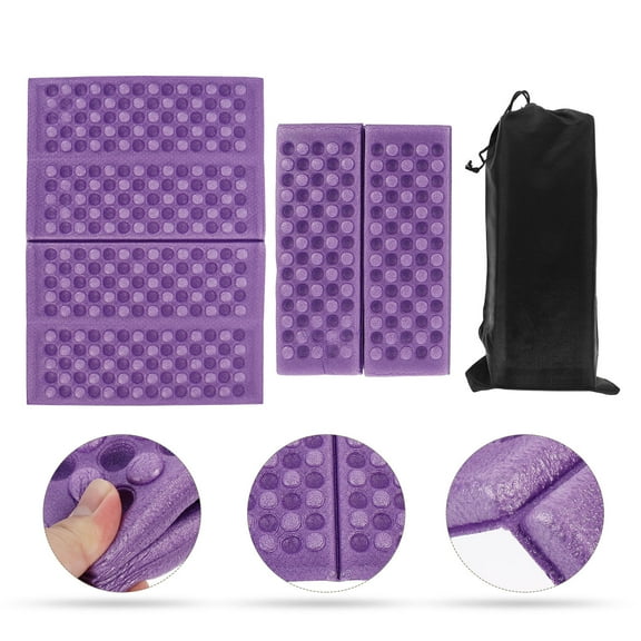 PTOOTP XPE Folding Mat 2-Pack for Home, Camping, Outdoor Activities, Exercise, Yoga, and Travel Comfort