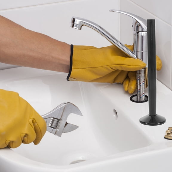 PTOOTP Black Plastic Pipe Covers for Home Pipes Easy to Install 2Sets
