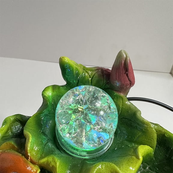 PTOOTP 2 Pack Crystal Bubble , Clear Transparent Sphere Decor for Home, Indoor Fountain, Aquarium, Tabletop Display