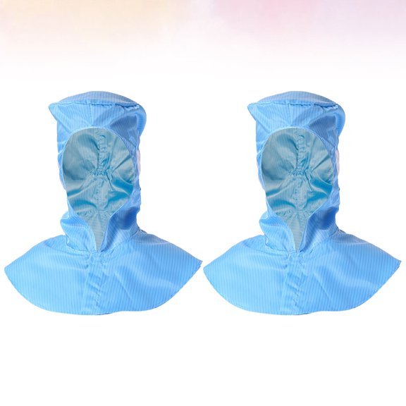 PTOOTP Anti-Static Breathable Mesh Shawl Cap for Work Use, 2 Pieces, Lightweight and Comfortable