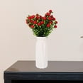 thumbnail image 1 of PTOOTP Outdoor Artificial Flowers Red Bunches Realistic Decorative Floral Arrangement, 1 of 6