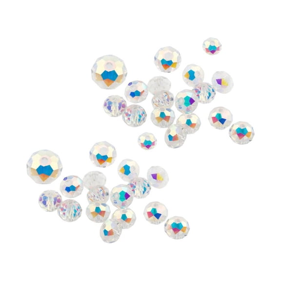 PTOOTP DIY Multi Crystal Beads for Jewelry Making Unique Plated Design 300Pcs