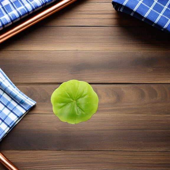 PTOOTP 30Pcs Aquarium Decorations Plants Green Floating Lotus Leaf Realistic Look