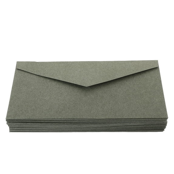 PTOOTP Green Rectangular Blank Envelopes for Party Use, Letter Size, 30Pcs
