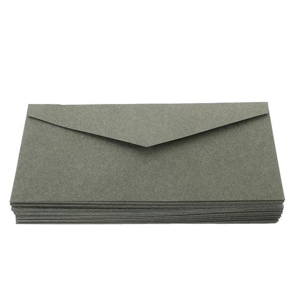 PTOOTP Green Rectangular Blank Envelopes for Party Use, Letter Size, 30Pcs