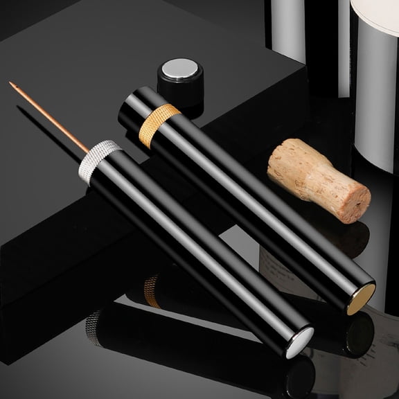 PTOOTP Wine Bottle Opener with Air Pressure Pump, Ergonomic Black Handle, Easy to Use, Design for Home and Kitchen