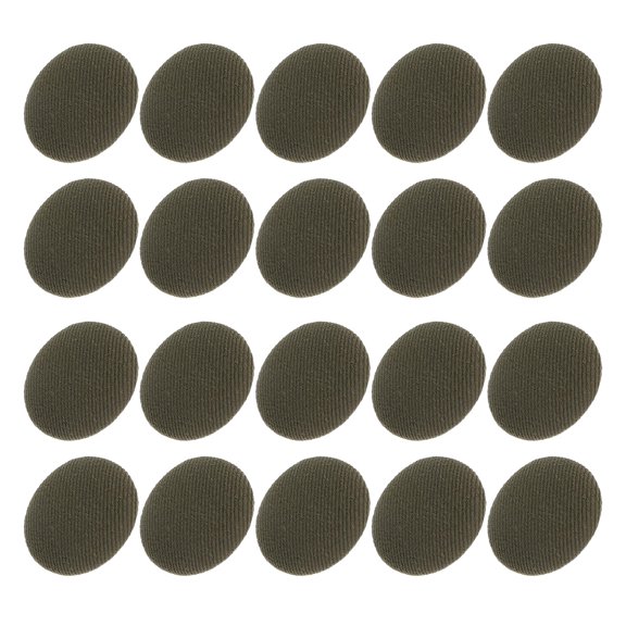 PTOOTP Olive Green Sewing Buttons, 30 Pieces with Smooth Edges, Supplies for Clothing, Accessories, and Projects