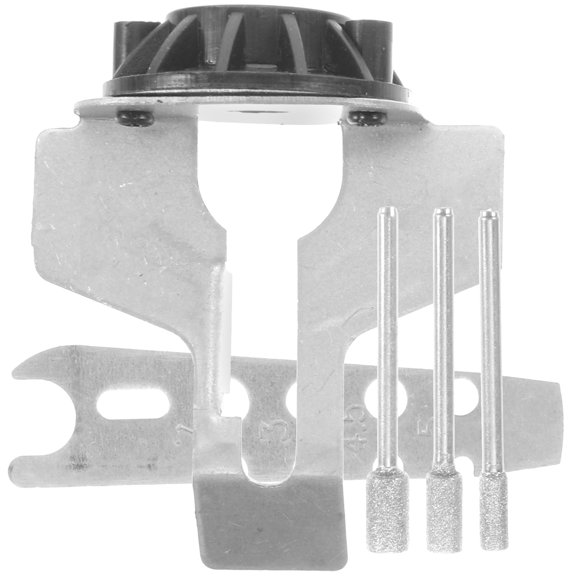 PTOOTP Iron ABS Drill Bit Sharpening Guide Tool for Chainsaw and Garden Tools, 1 Set, and Easy to Use