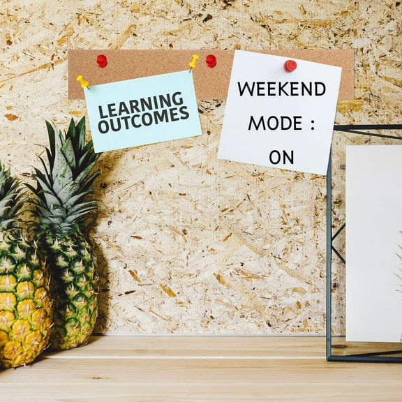 PTOOTP Office Cork Board Memo Holder Strips Coffee 3Pcs