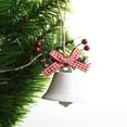 thumbnail image 1 of PTOOTP Set of 3 Christmas Bell Ornaments Metal Pendant Decorations for Holiday Tree Festive Seasonal Decor, 1 of 8