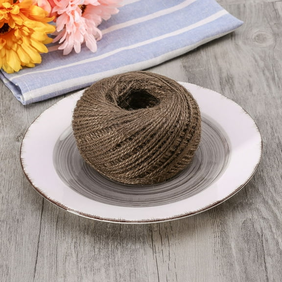 PTOOTP 3-Pack Natural Jute Twine Rope for Gardening, Crafting, Wrapping, Projects, and Home Decoration