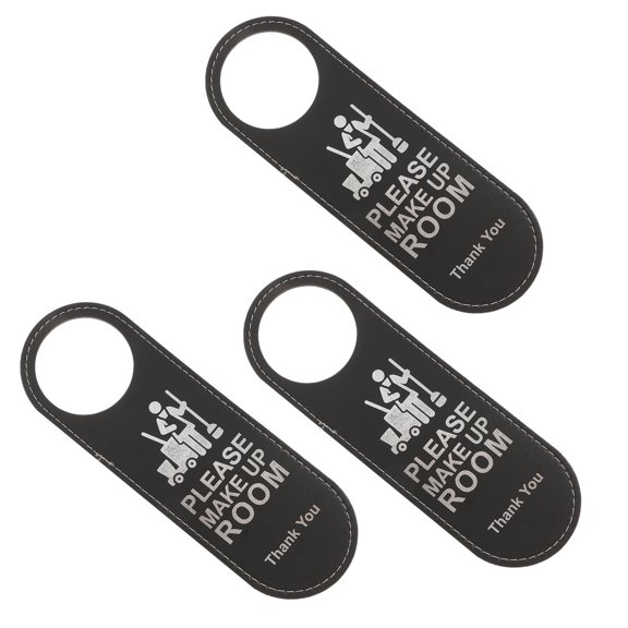 PTOOTP 3Pcs Service Please Door Hangers Room Reminder Tags