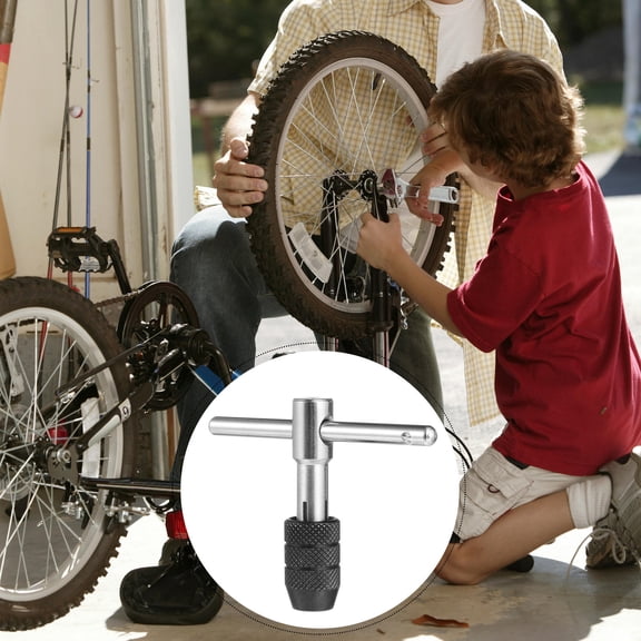 PTOOTP 3Pcs T Handle Ratcheting Tap Wrench Set Assorted Colors Durable Hand Threading Tool