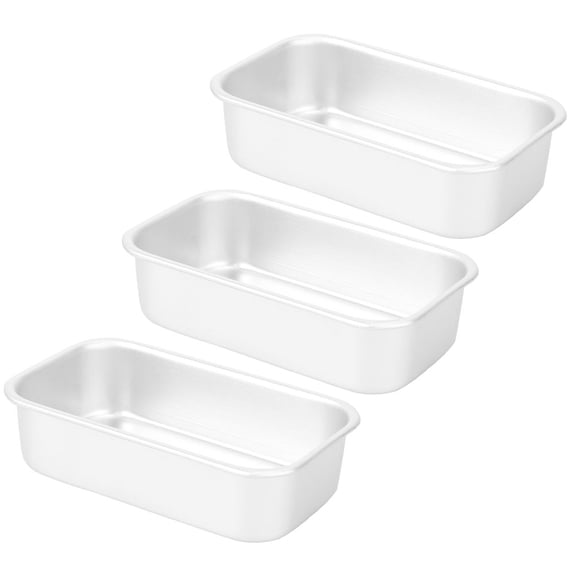 PTOOTP 3-Piece Alloy Toast Mold Set for Oven Baking - Perfect for Cakes, Bread, Pastries, and Various Baking Uses