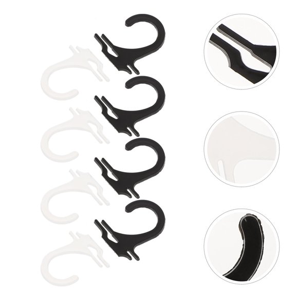 PTOOTP 400-Piece Plastic Sock Display Hooks for Efficient Sock Pairing, Bundling, and Organized Storage Solutions