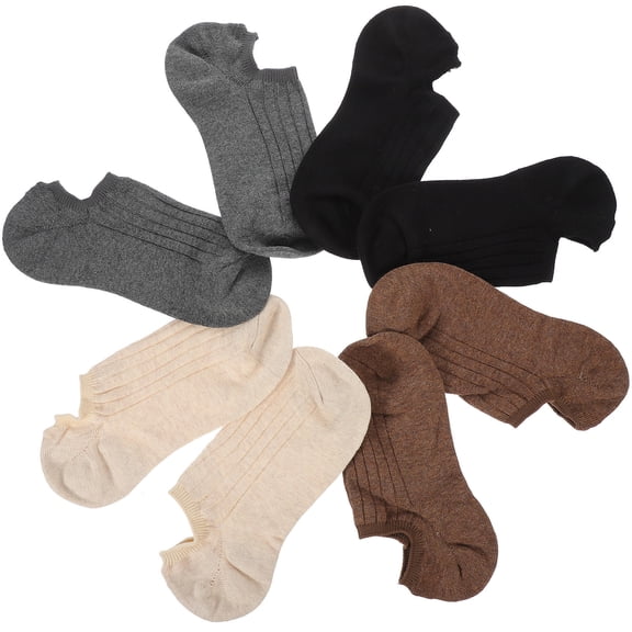 PTOOTP Breathable Non-Slip Cotton Socks for Men Summer Assorted Color Comfort
