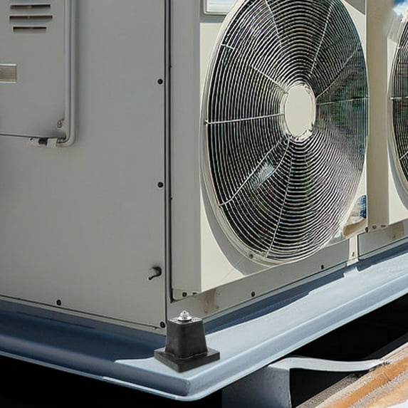 PTOOTP 4Pcs Air Conditioner Rubber Support for Outdoor Unit with Shock Absorption and Stable Placement