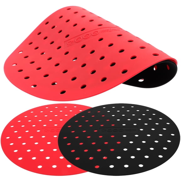 PTOOTP Silicone Air Fryer Mats 4-Pack Nonstick Reusable Kitchen Accessories