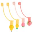 PTOOTP Cute Assorted Color Straw Toppers Easy to Use for Tumblers 4Pcs ...