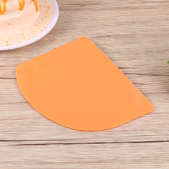 PTOOTP Bakery Supplies Cream Scraper Orange 4Pcs