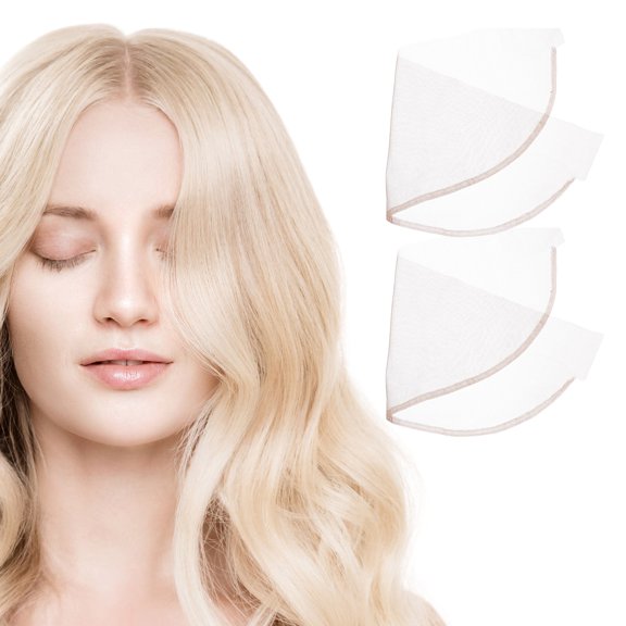 PTOOTP 4Pcs Lace Net Base for DIY Wig Making Durable Soft Breathable Wig Closure Net