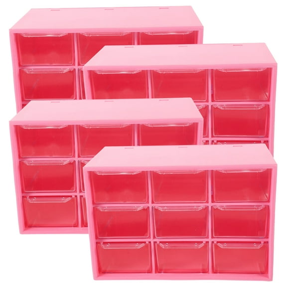 PTOOTP 4Pcs Mini Storage Drawers For Office Use 7.07X3.93X4.72in
