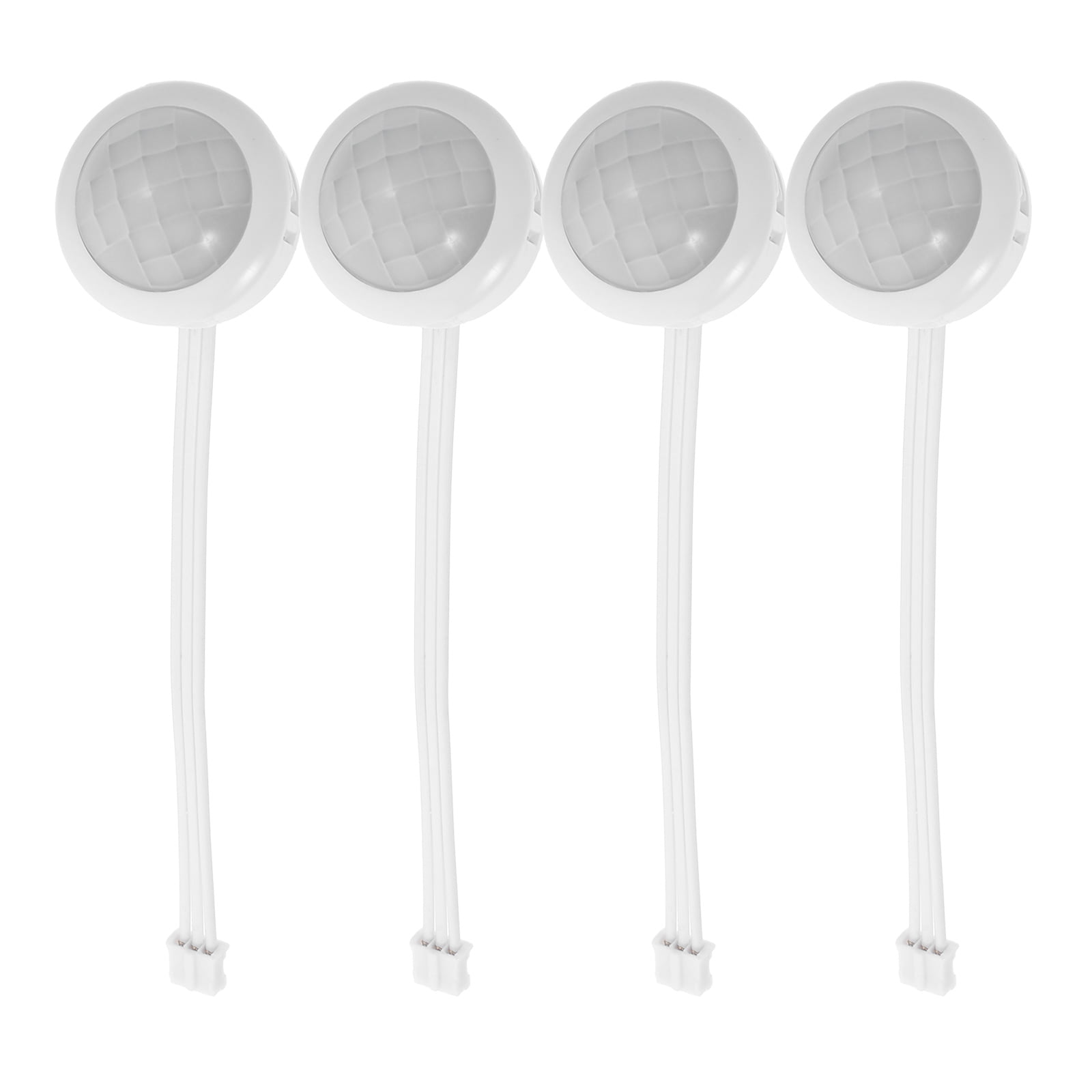 PTOOTP 4Set LED Position Sensors Motion Detection White Rectangular for ...
