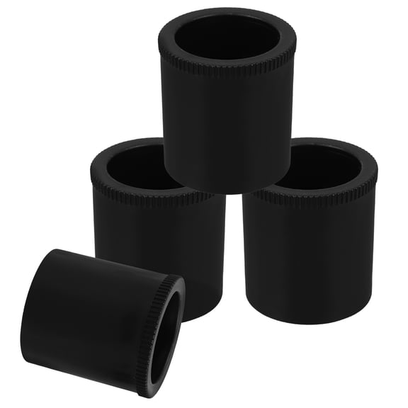 PTOOTP Black ABS Adjustable Furniture Legs, 4-Pack Stable Support, Easy to Install, Versatile Use for Tables, Sofas, Cabinets