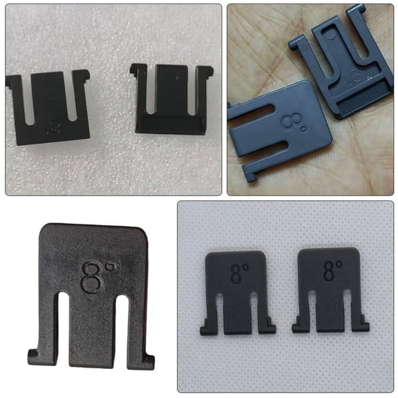 PTOOTP Adjustable Keyboard Stand Legs, 4-Pack Black ABS Anti- Supports for Comfortable Ergonomic Typing