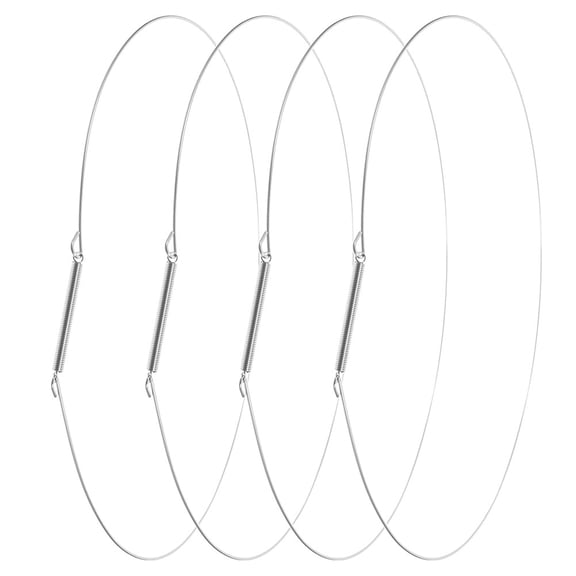 PTOOTP 4Pcs Waterproof Washing Machine Seals Silver Steel Secure Fastening Home Use
