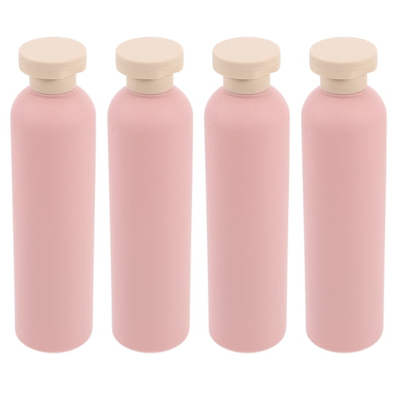 PTOOTP Travel Liquid Container Set - 4 Pack Refillable Bottles for Shampoo, Conditioner, and Toiletries, Perfect for Travel